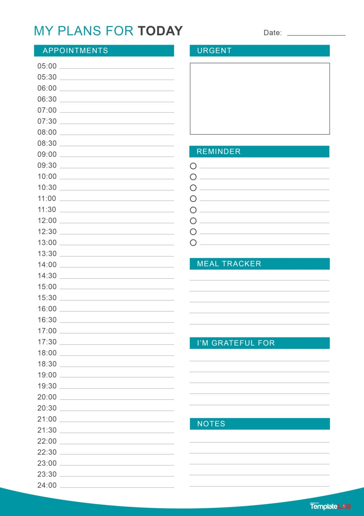 25 Printable Daily Planner Templates FREE In Word Excel PDF Free Daily Planner Templates To Customize Canva
