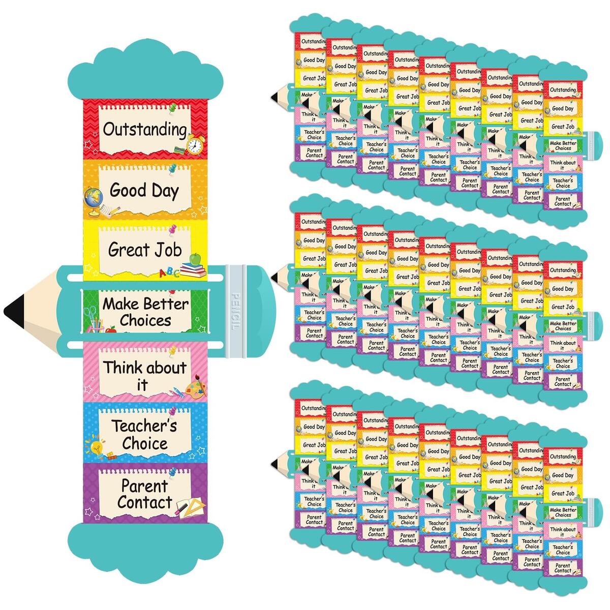 Amazon Cholemy 50 Pcs Mini Behavior Chart For Classroom Management Behavior Trackers I Need Help Mini Flip Charts Back To School Teacher Stuff For Kids Student Desks Preschool Kindergarten Daycare Classic