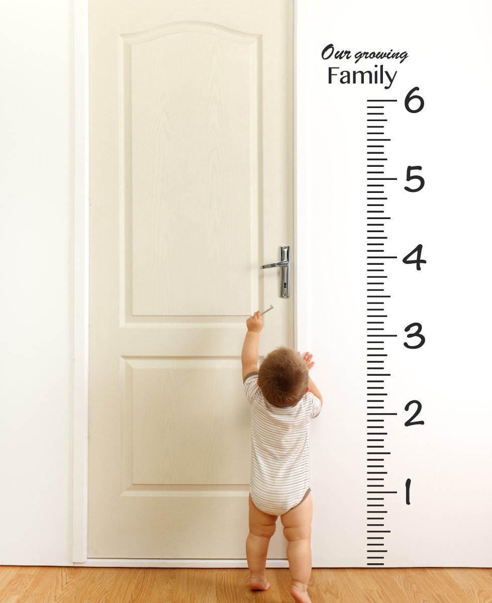DIY Ruler Growth Chart Happiness Is Homemade