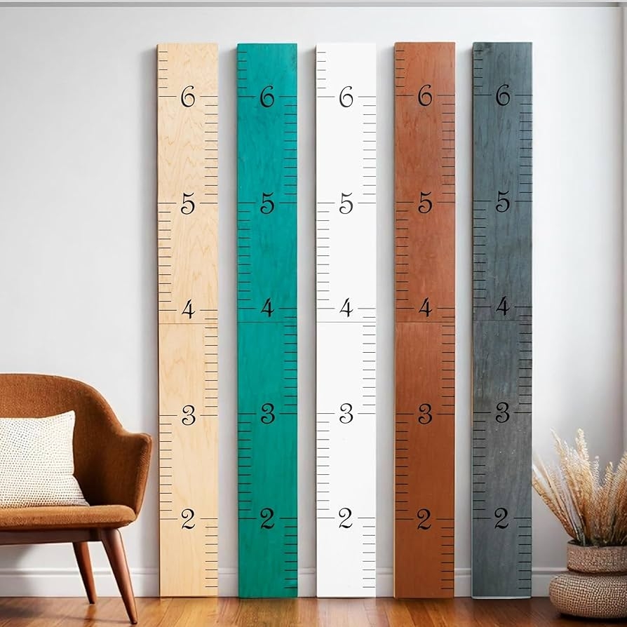 Amazon Kids Growth Chart Wall Hanging Height Measuring Stick For Wall Height Chart Height Ruler Growth Chart For Kids Height Measurement Growth Growth Chart For Wall White 63 x6 7 x0 25 Baby