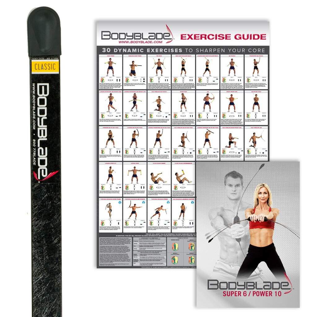 AOK Bodyblade Classic Black Sports Fitness And Exercise Products