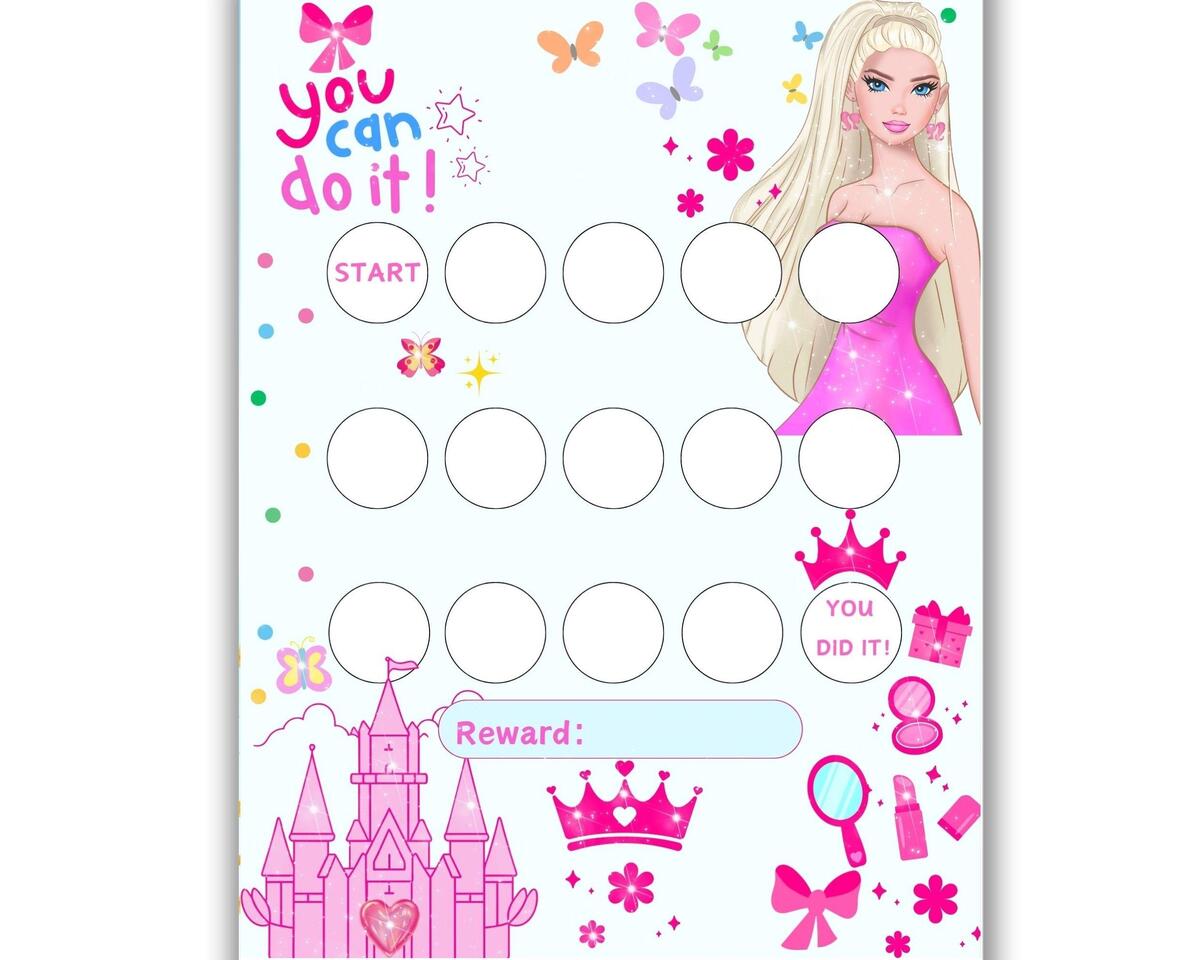 Barbie Chore Chart Etsy
