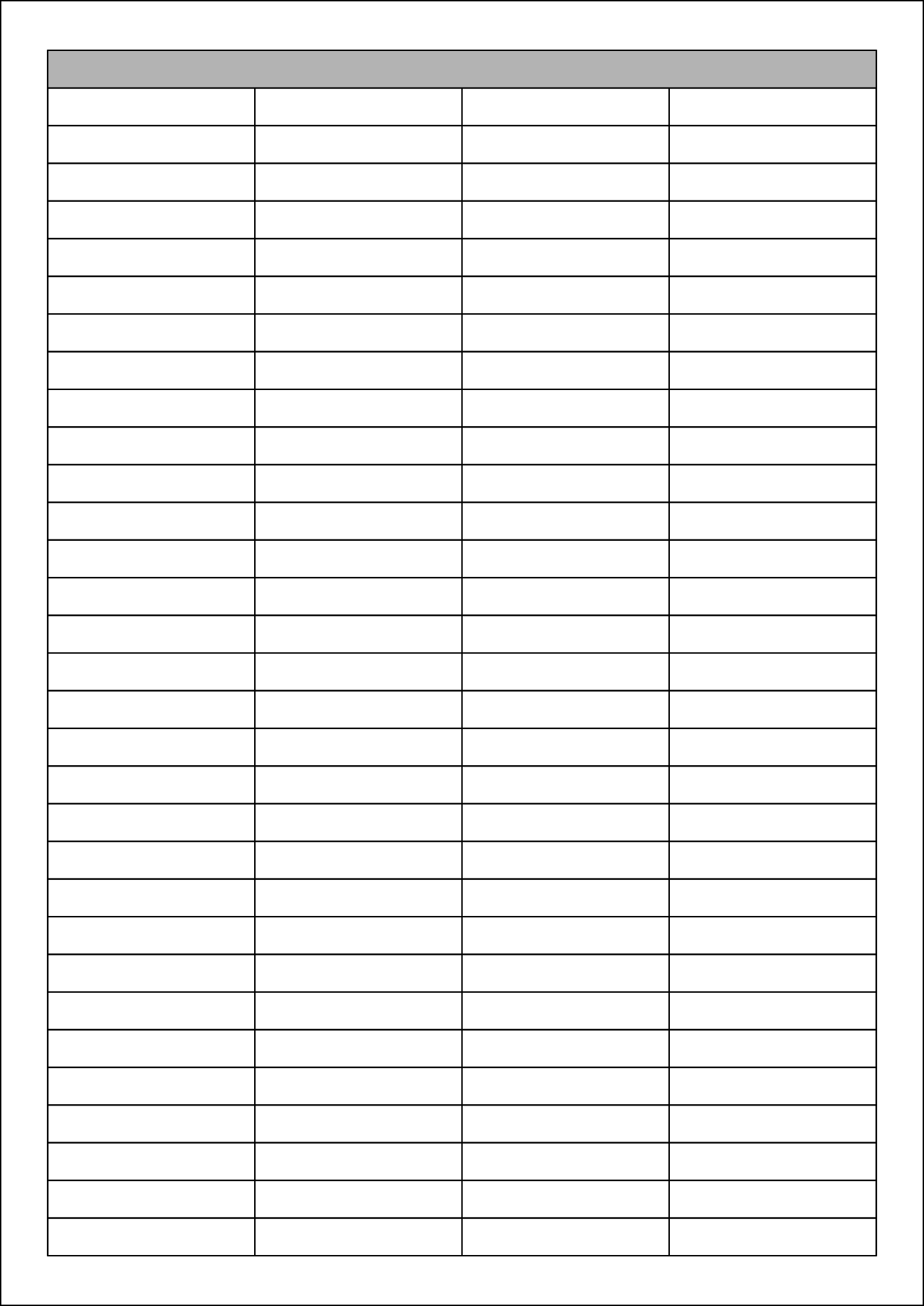 Blank Columns Templates 10 Free PDF Printables Printablee