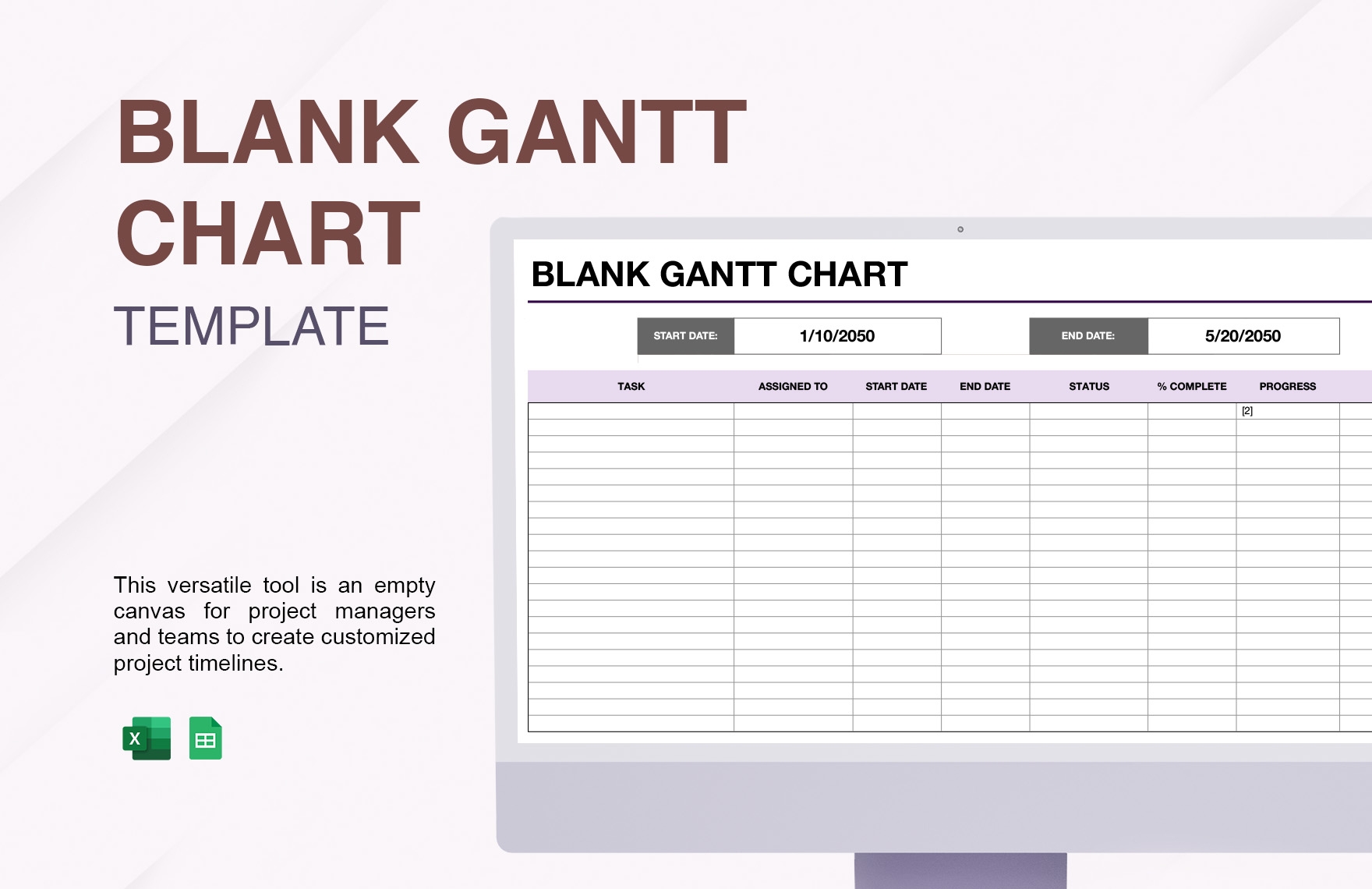 Blank Gantt Chart Template In Excel Google Sheets Download Template Blank Gantt Chart Template In Excel Google Sheets Download Template