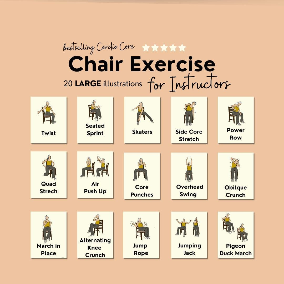 Exercise Chart Printable Leg Exercises For Seniors Pdf Printable Chair Exercises For Elderly With Pictures Chair