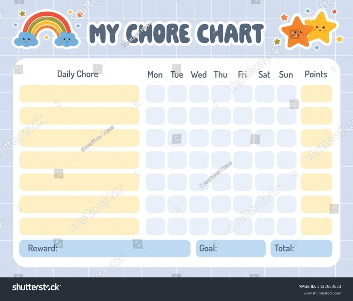 Chore Chart Kids Daily Kids Routine Stock Vector Royalty Free 2422653623 Shutterstock Chore Chart Kids Daily Kids Routine Stock Vector Royalty Free 2422653623 Shutterstock