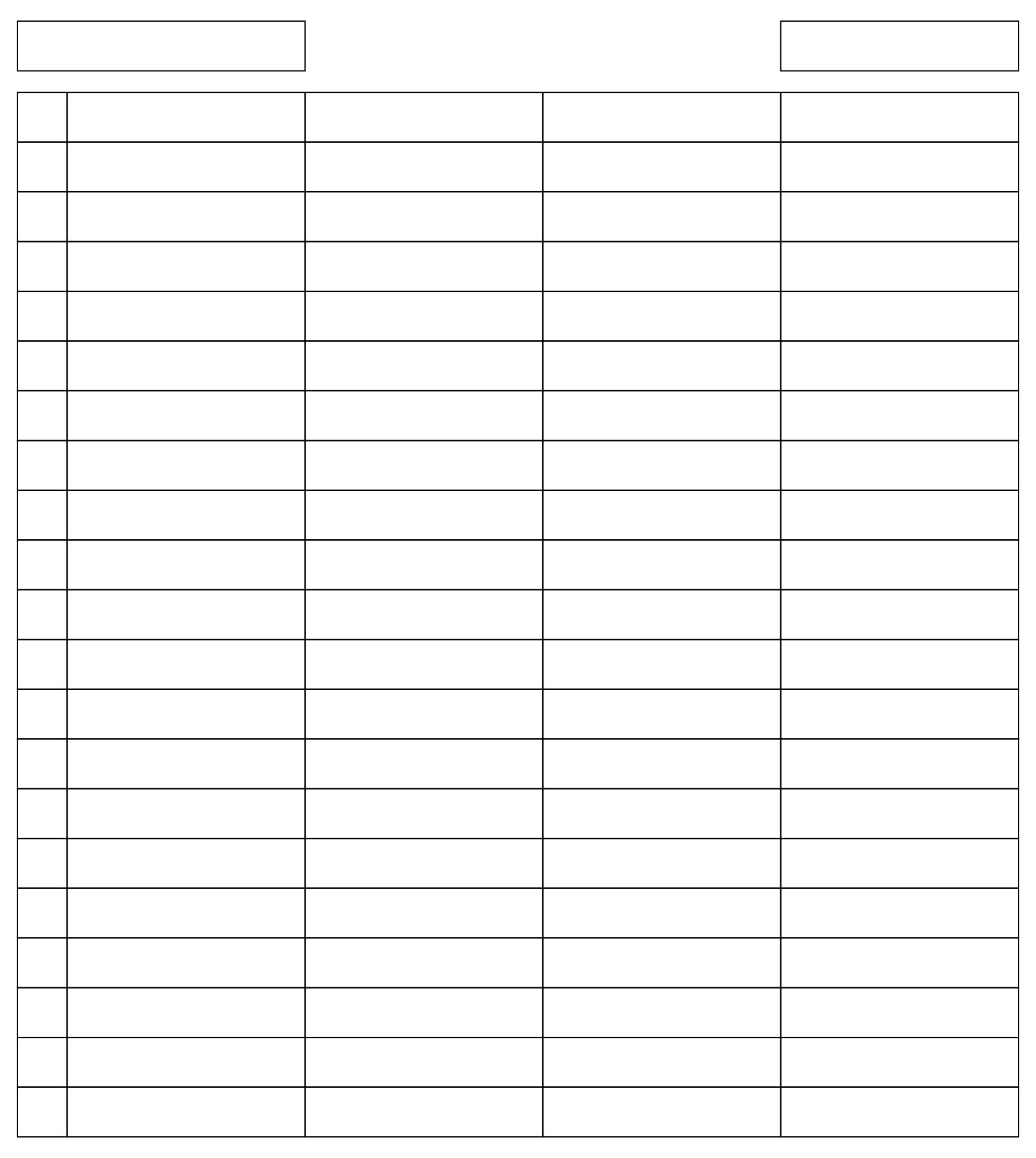Column Template 5 Columns 10 Free PDF Printables Printablee