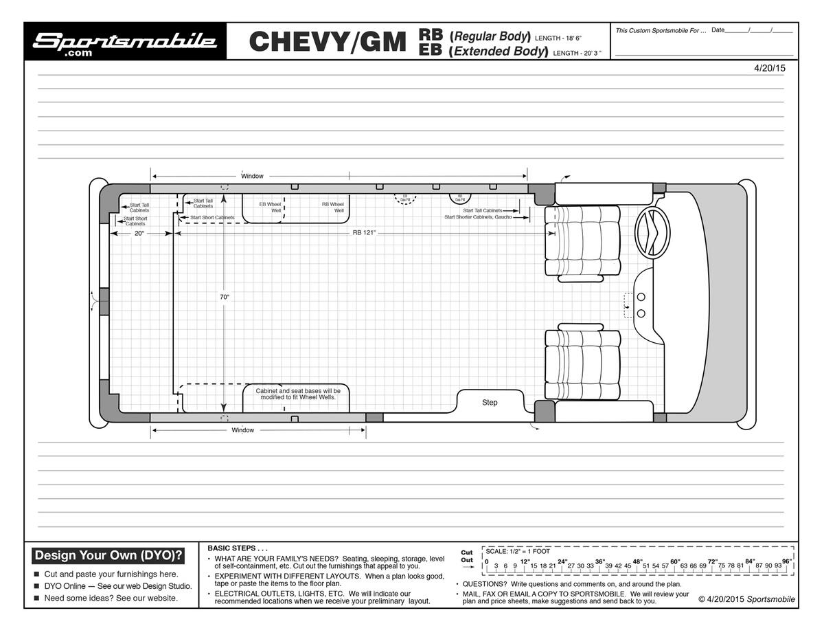 Dimensions For Popular Vans In Blueprint Style The Build Van Life Forum Project Van Life