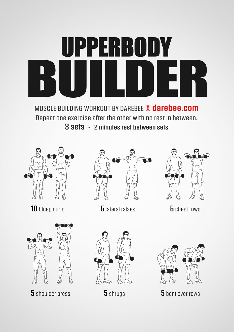 Dumbbells Good At Home Upper Body Workouts Workout Chart Chest And Bicep Dumbbell Workout Arm Workouts