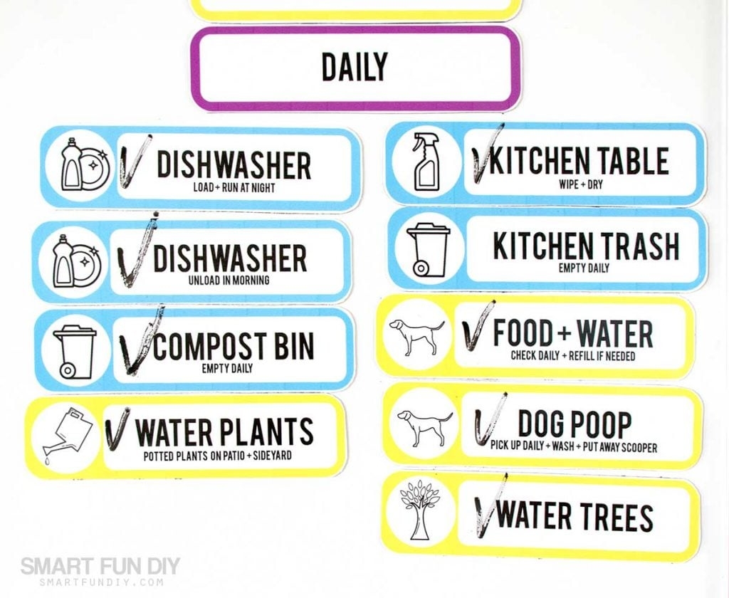 Free DIY Chore Chart Printable The Last Chore Chart You Ll Ever Need