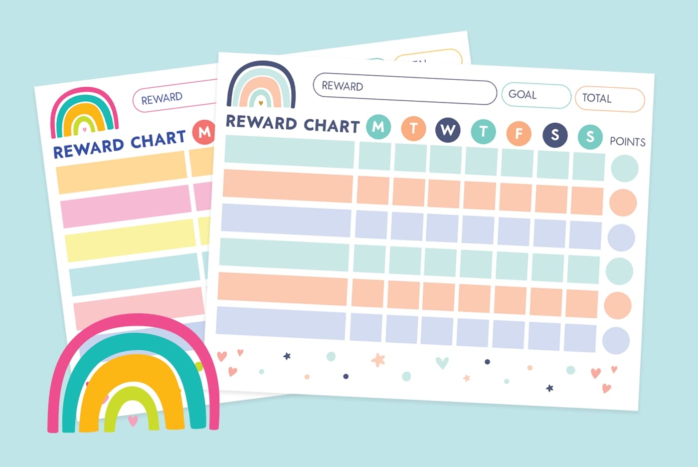 Free Printable Rainbow Reward Chart For Kids Favorite Printables Free Printable Rainbow Reward Chart For Kids Favorite Printables