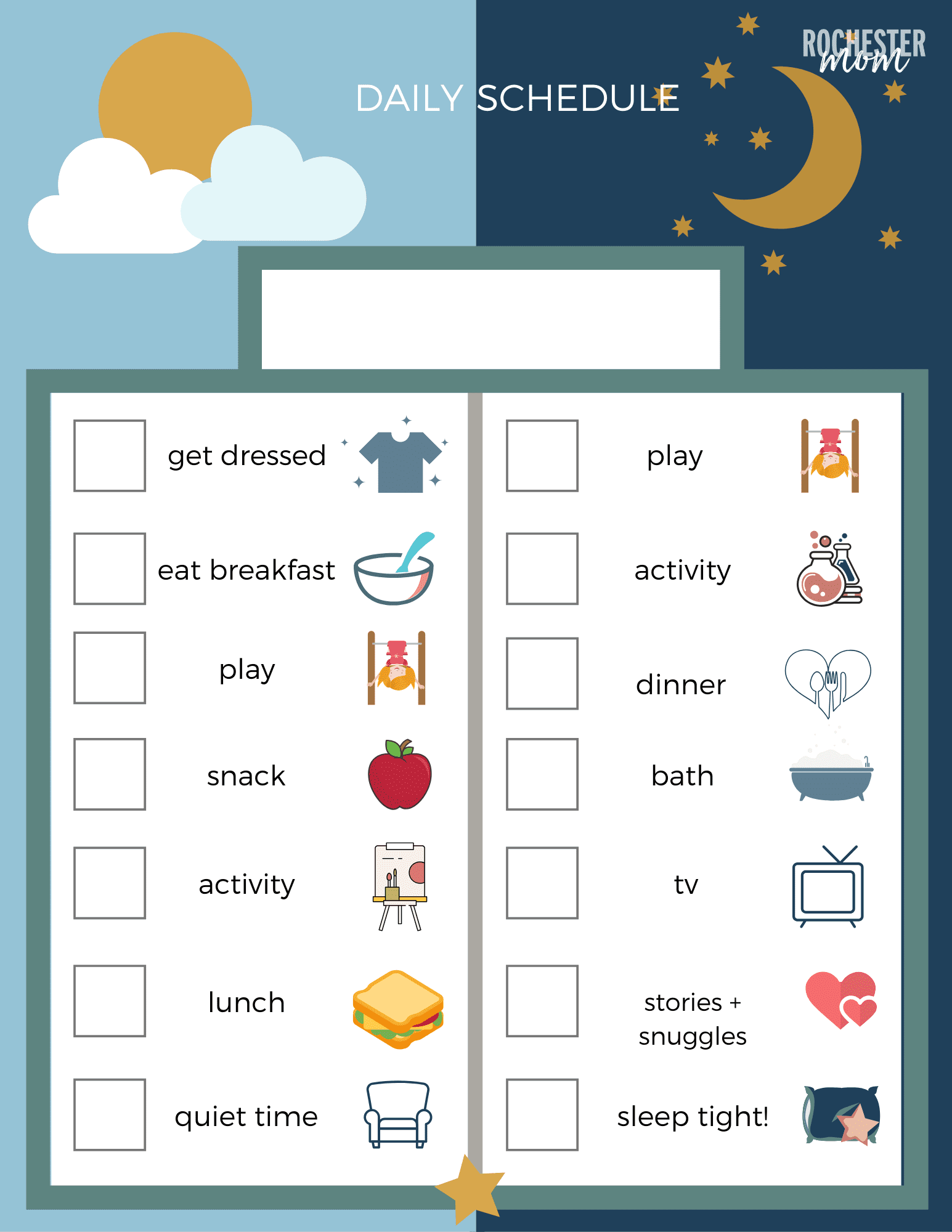 Daily Routine Chart Children S Routine Board Morning And Evening Chore Chart For Kids Routine Mat Personalised Habit Tracker Etsy