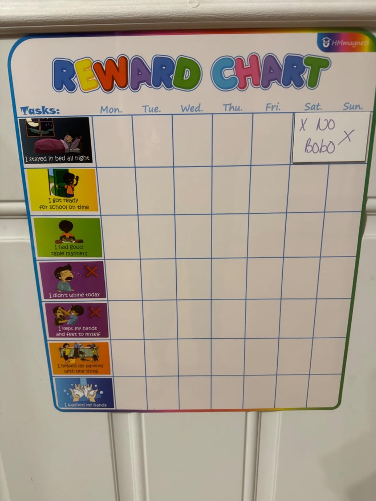 Fridge Reward Behavior Chart For Multiple Kids 1 3 Kids X3 Three Full Sets