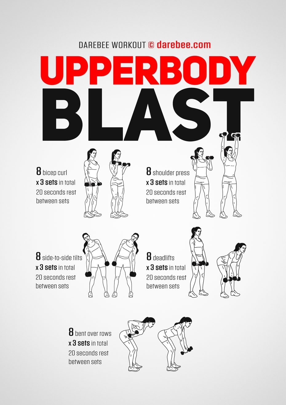 Poster Whole Body Dumbbell Workout Pdf Upper Body Workout Dumbbell Workout Chart Pdf Full Body Dumbbell