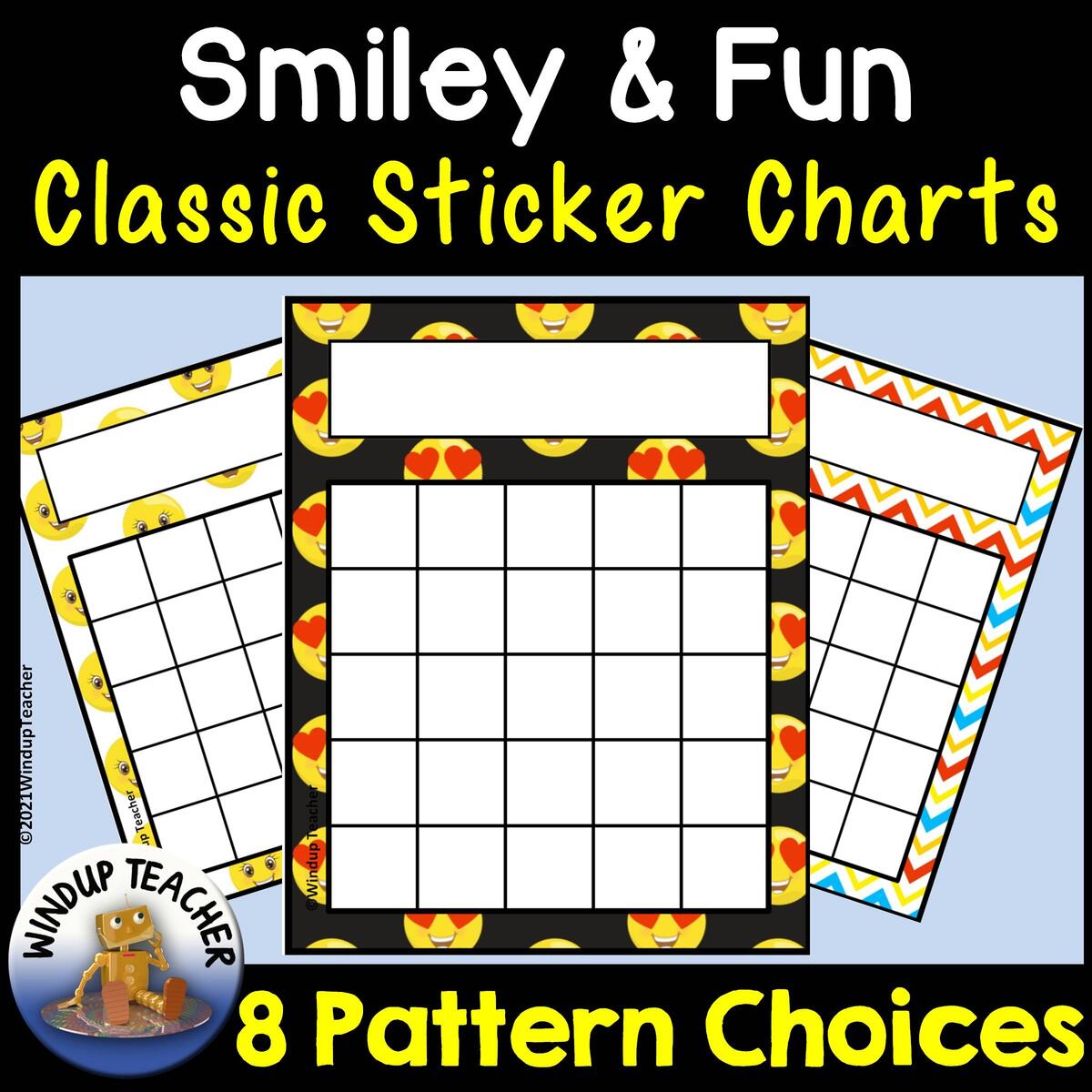 Fun Smiley Sticker Charts Made By Teachers