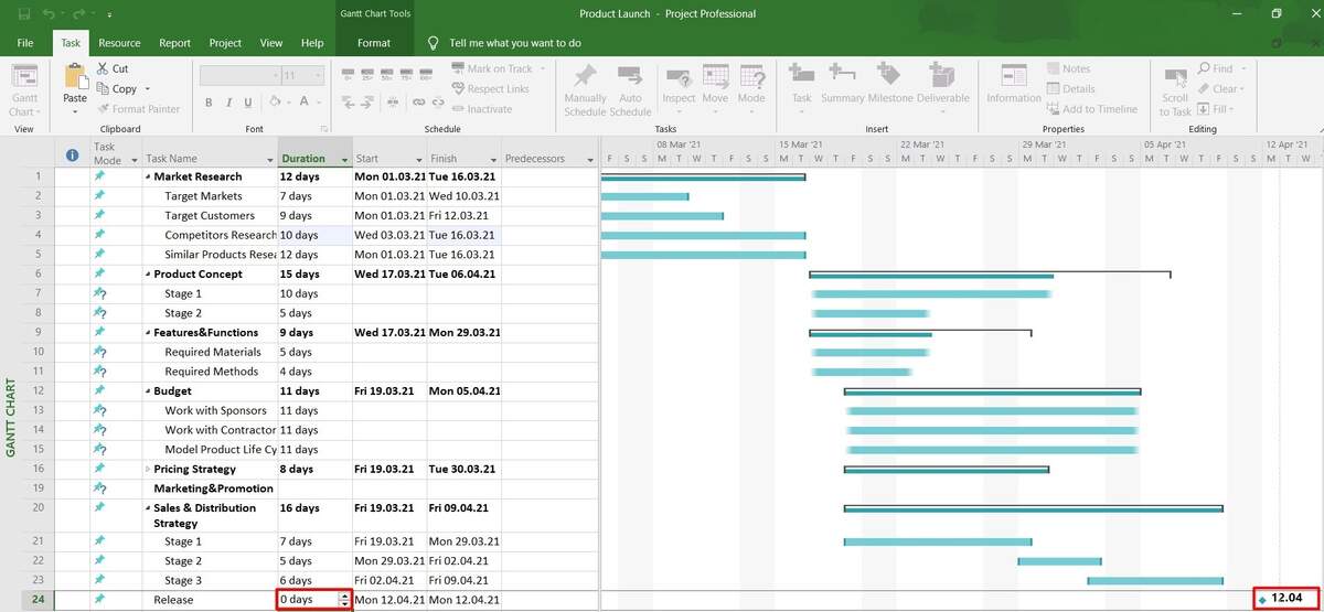 How To Make A Gantt Chart In Microsoft Project