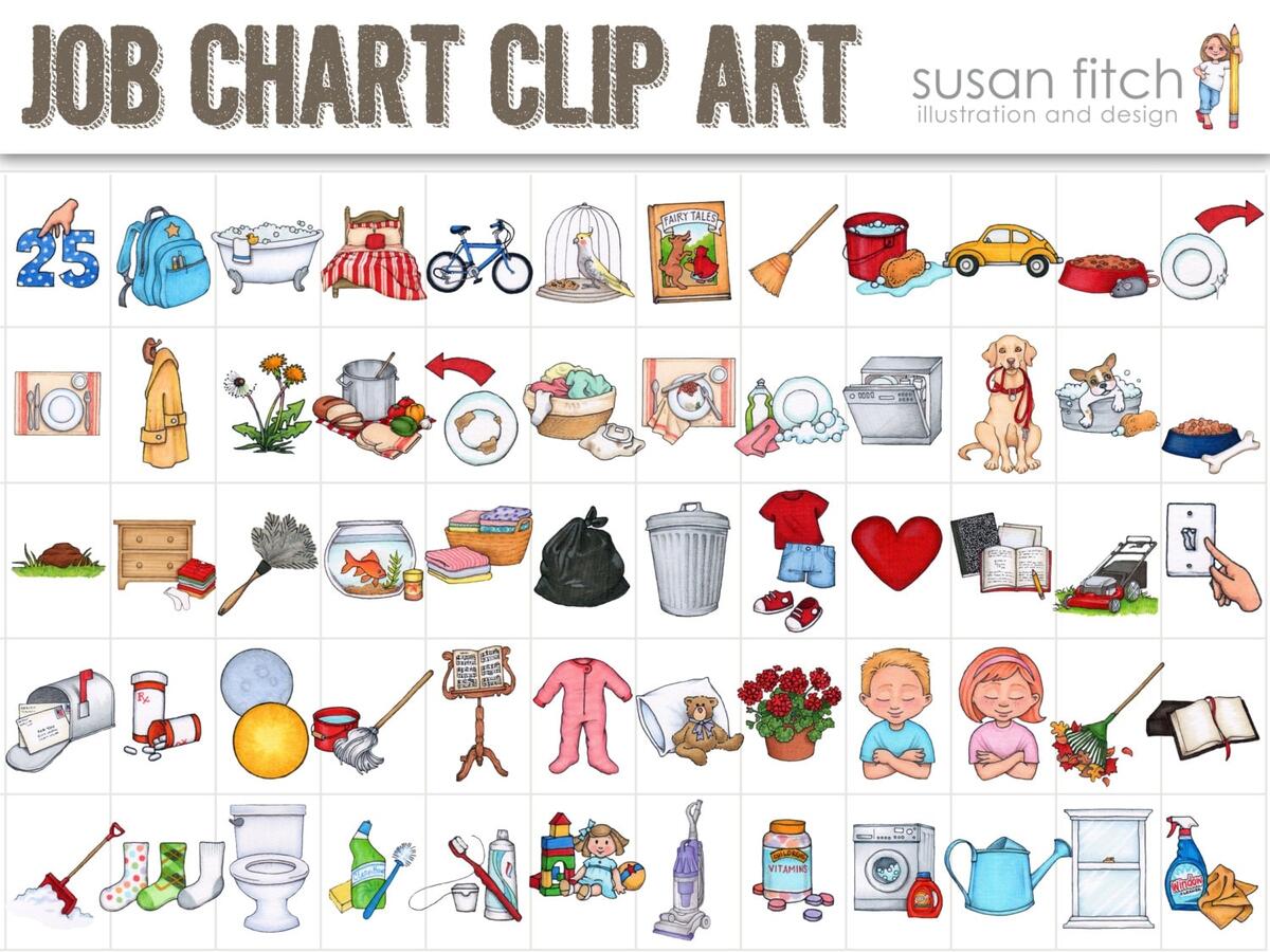 Susan Fitch Design Job Chart