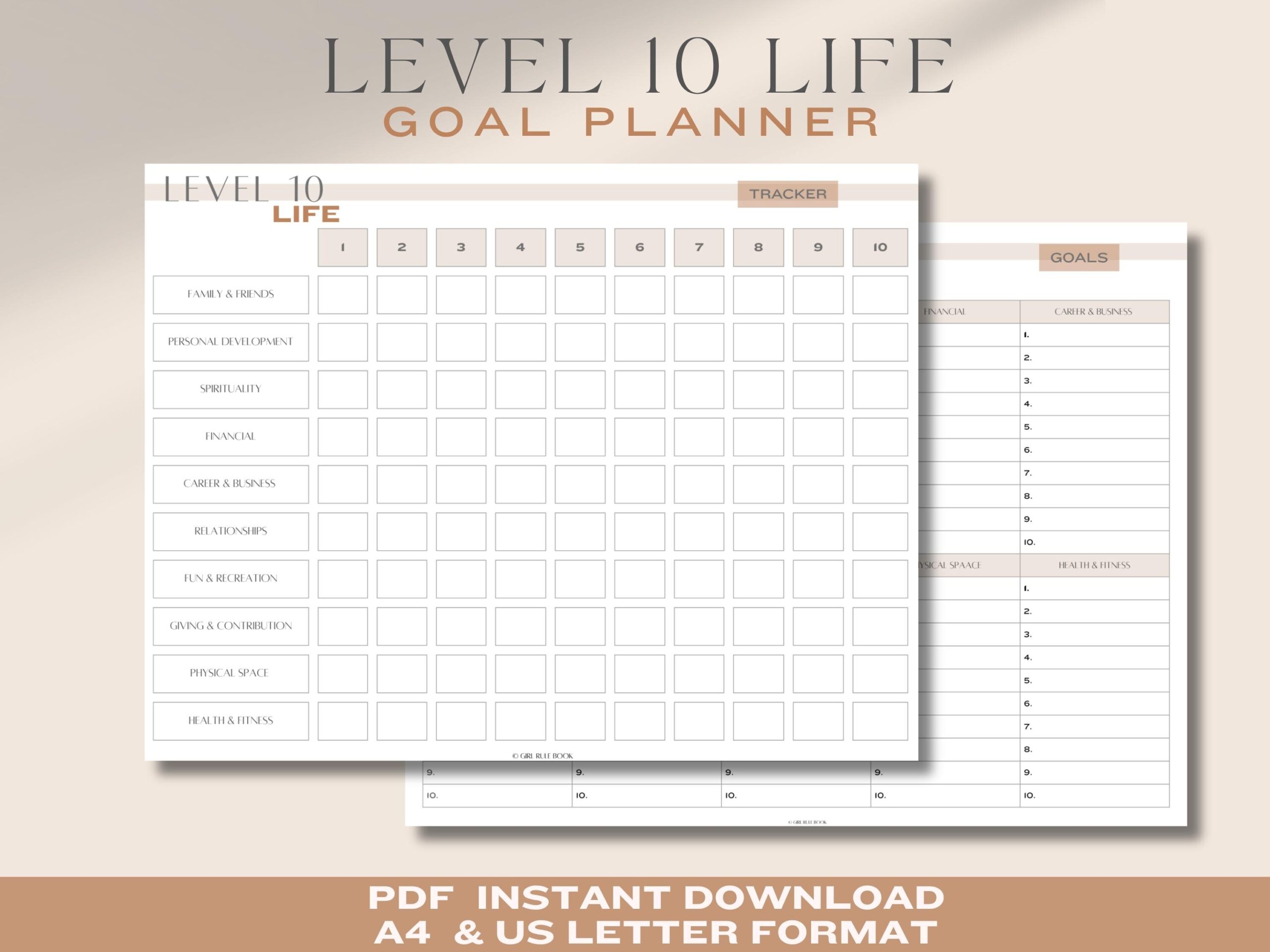 Level 10 Planner Etsy