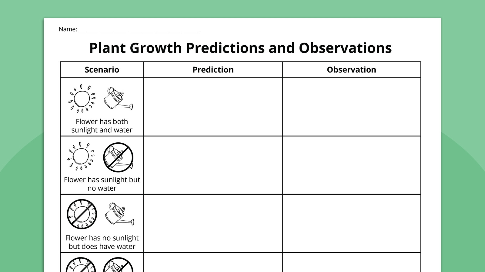 Plant Life Cycle Worksheet Bundle Free Printables