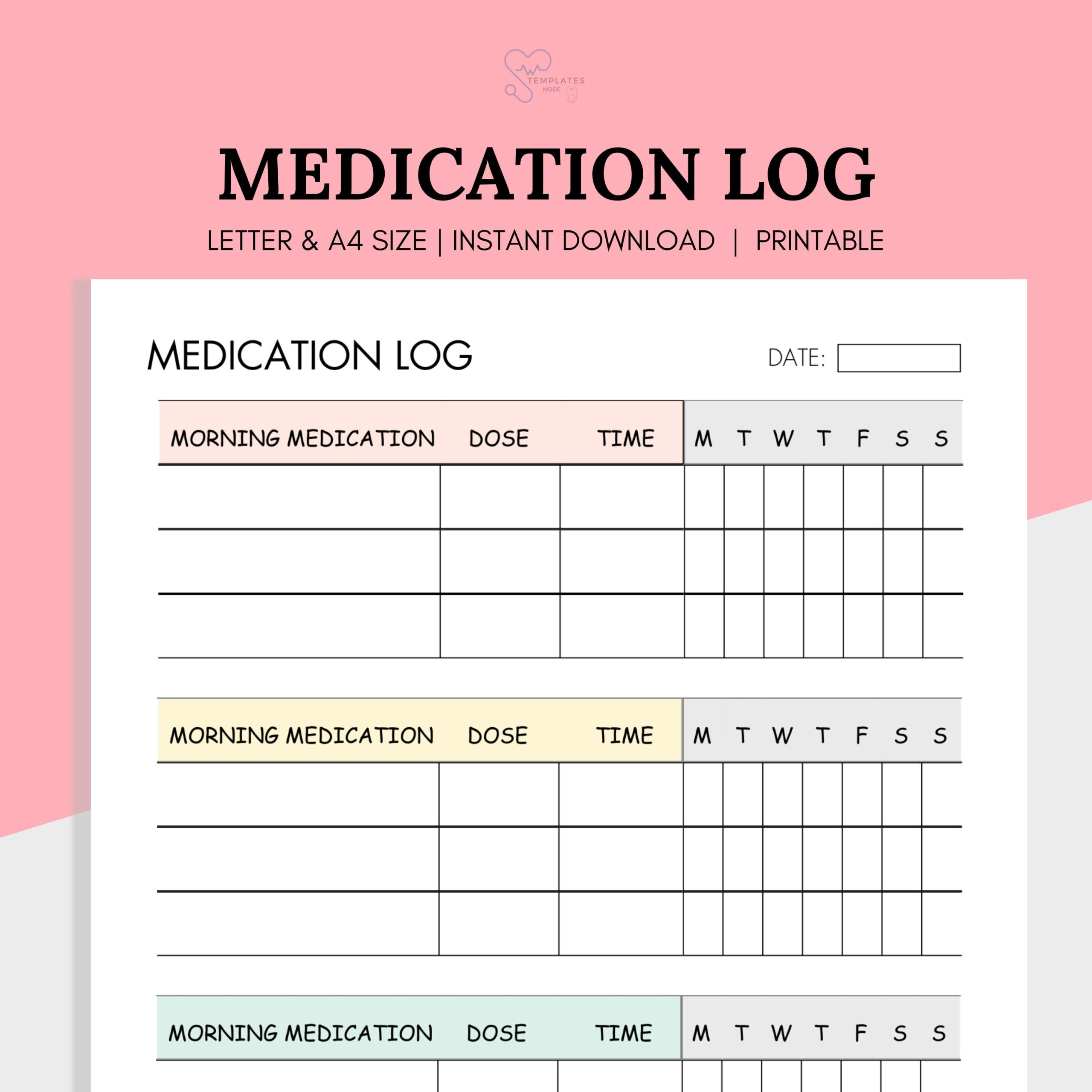 Free Medication List Templates For Patients And Caregivers