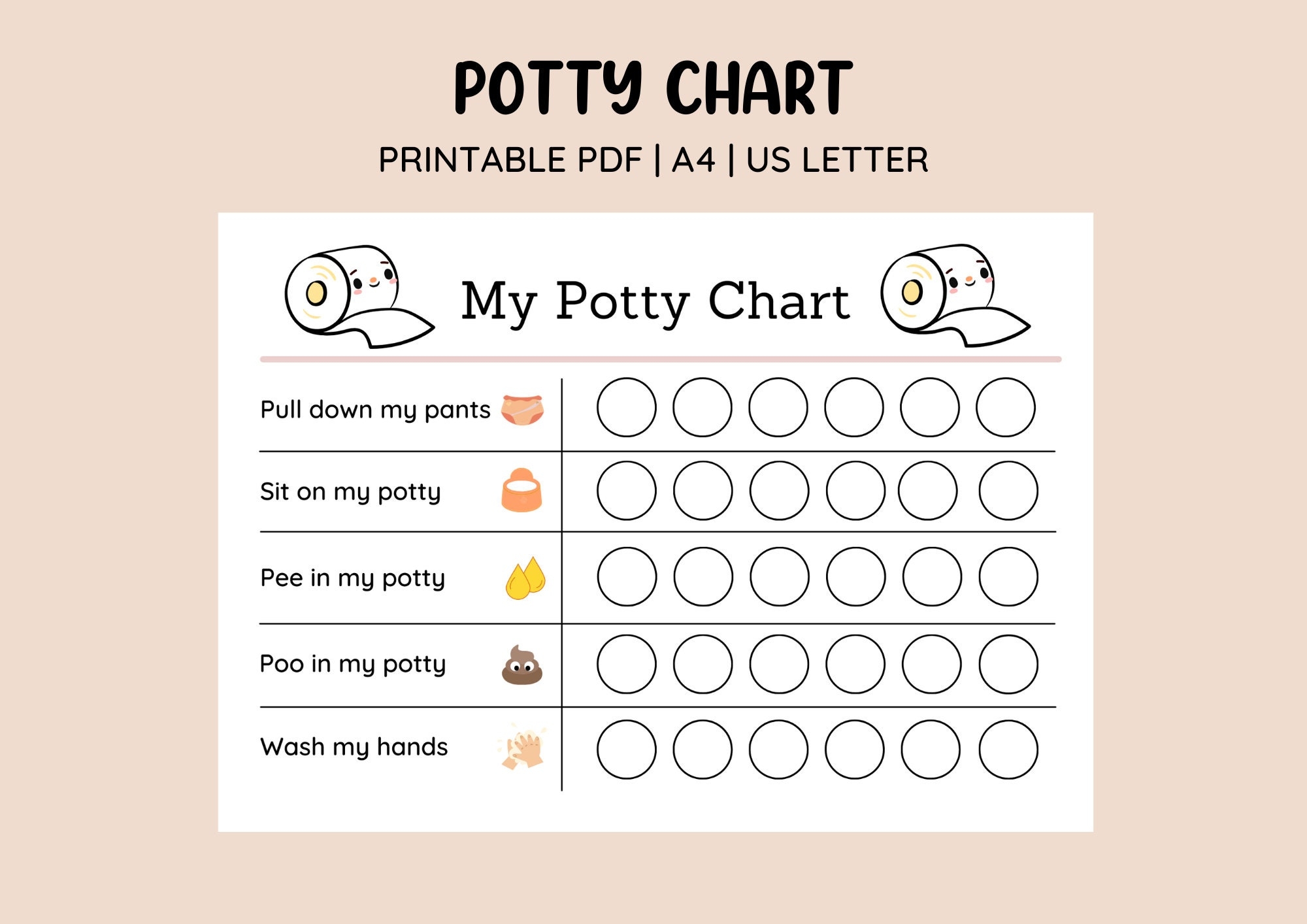 Potty Sticker Chart Potty Training Chart For Toddlers With Stickers Motivational Reward System For Boys Girls Toddler Toilet Training Stickers Reward System