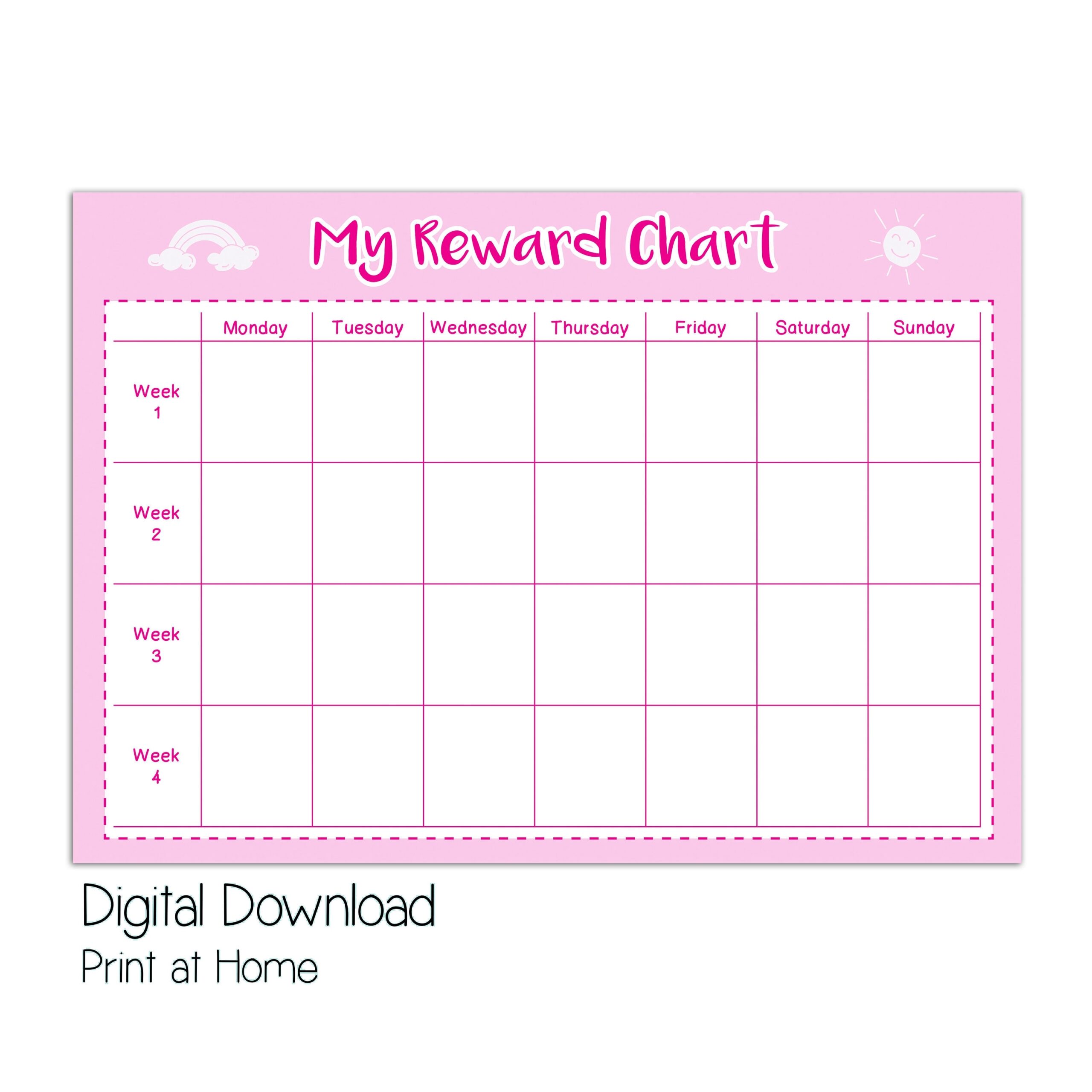 Amazon Potty Training Reward Chart For Kids Unicorns Castles X 10 Pcs Potty Training Chart For Girls Routine Calendar Sticker Board Train To Poop Toddler