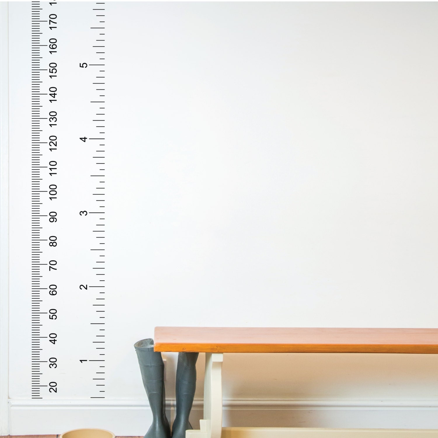 Ruler Growth Chart Wall Sticker Height Measurement Sticker For Children S Room Decor Etsy Sweden