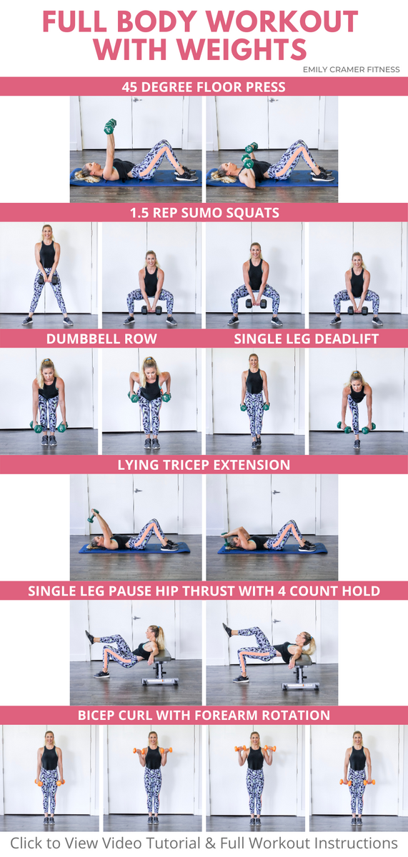 Strength Training Basic Free Weight Workout Pdf Strength Training Workout Plans Dumbbell Gym Beginner Workout