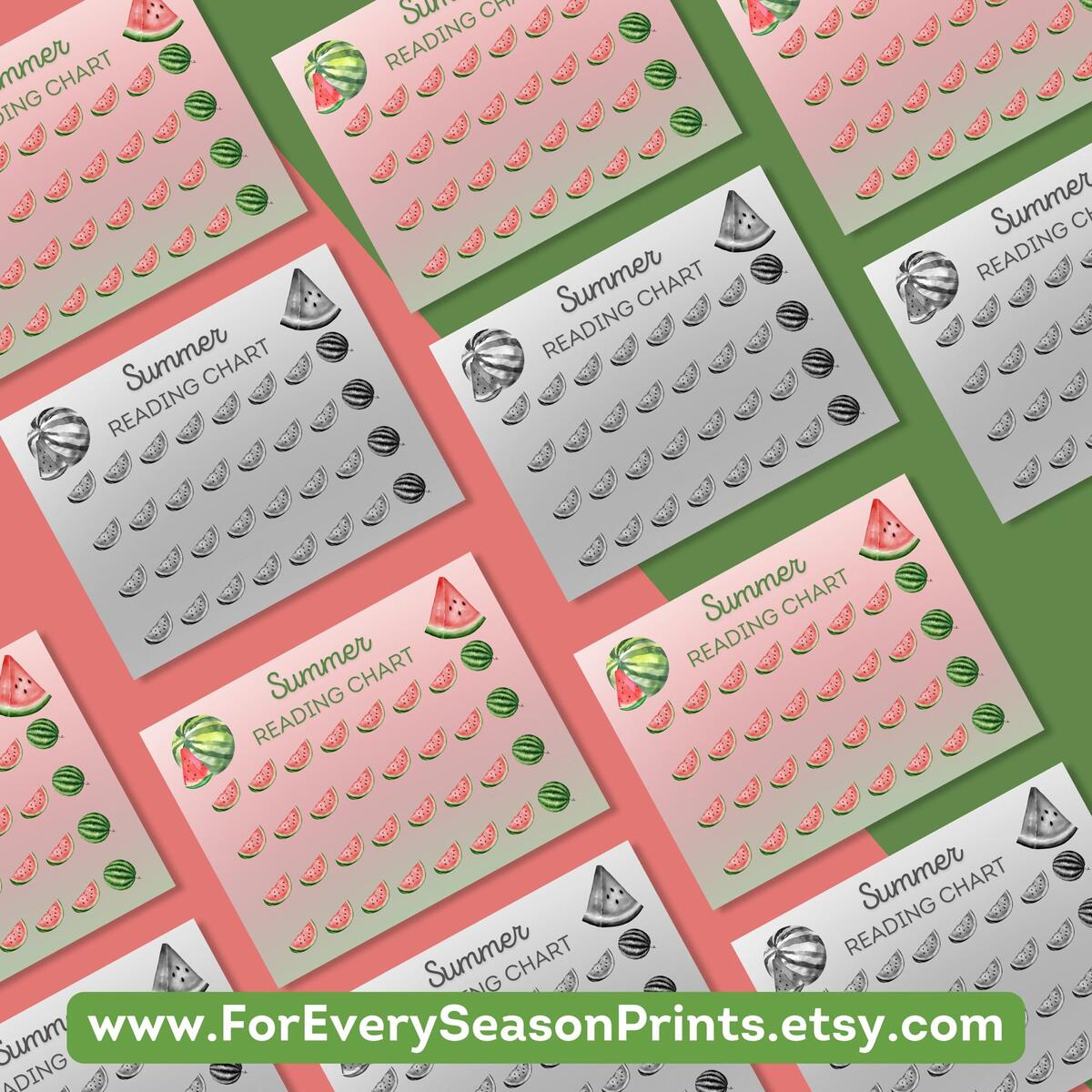 Birds Nature Themed Summer Reading Challenge Chart Instant Download Printable Etsy
