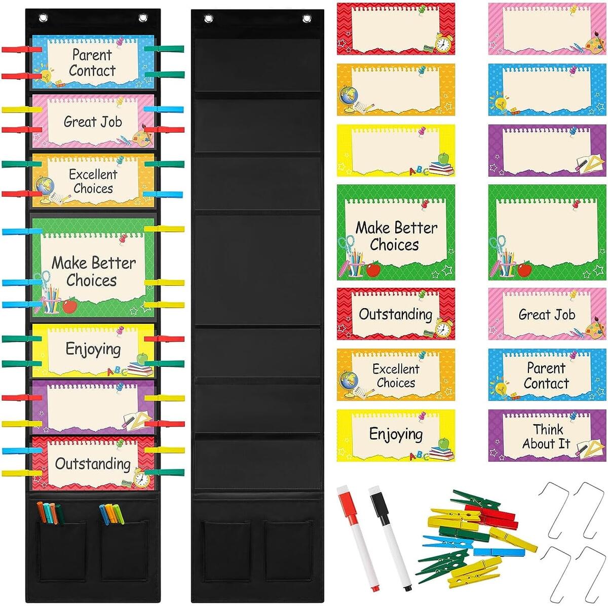 Trianu Behavior Clip Chart For Classroom Management Set Behavior Chart For Kid Reward Pocket Chart Behavior Bulletin Board Teacher Supplies Student Good Behavior For Preschool Kindergarten Black Walmart Business Supplies Trianu Behavior Clip Chart For Classroom Management Set Behavior Chart For Kid Reward Pocket Chart Behavior Bulletin Board Teacher Supplies Student Good Behavior For Preschool Kindergarten Black Walmart Business Supplies