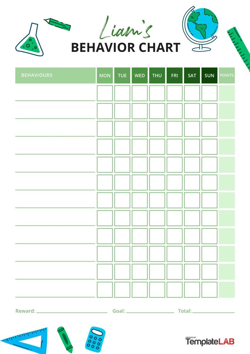 19 Printable Behavior Chart Templates For Kids TemplateLab 19 Printable Behavior Chart Templates For Kids TemplateLab