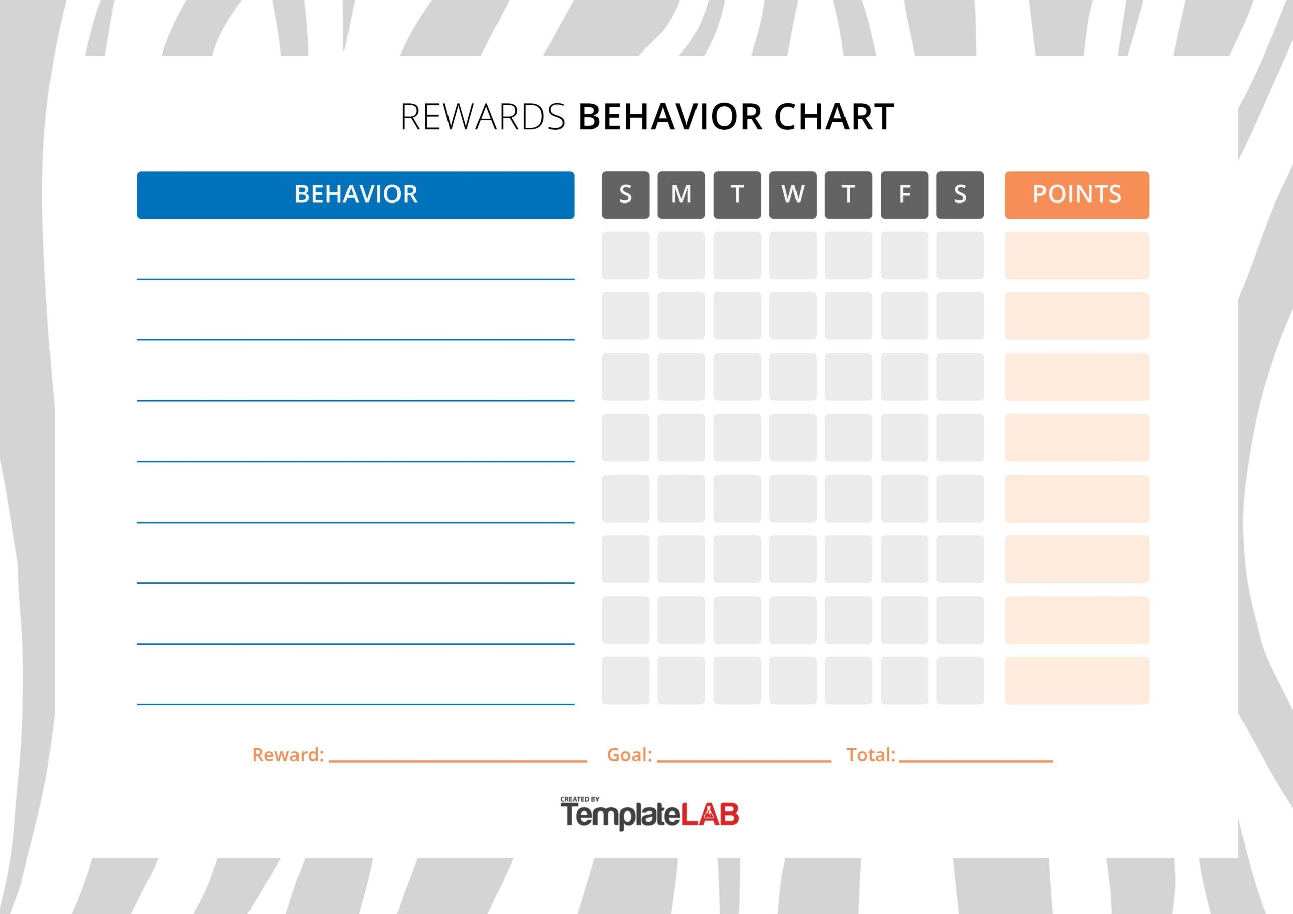 19 Printable Behavior Chart Templates For Kids TemplateLab 19 Printable Behavior Chart Templates For Kids TemplateLab