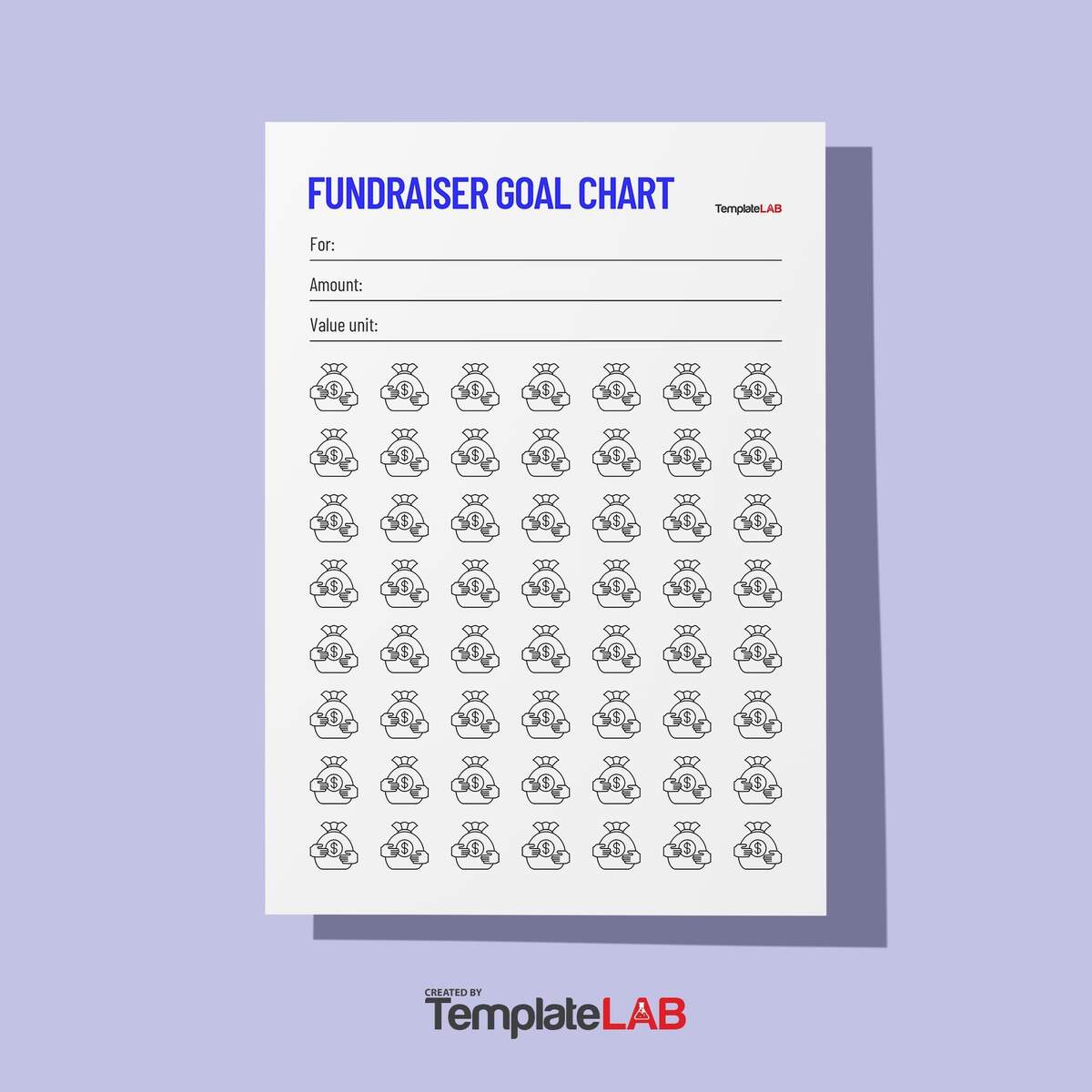 Free Fundraising Chart Templates Editable And Printable