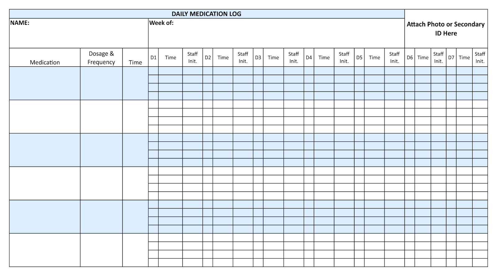 5 Medication Tracker Templates How To Create Your Own