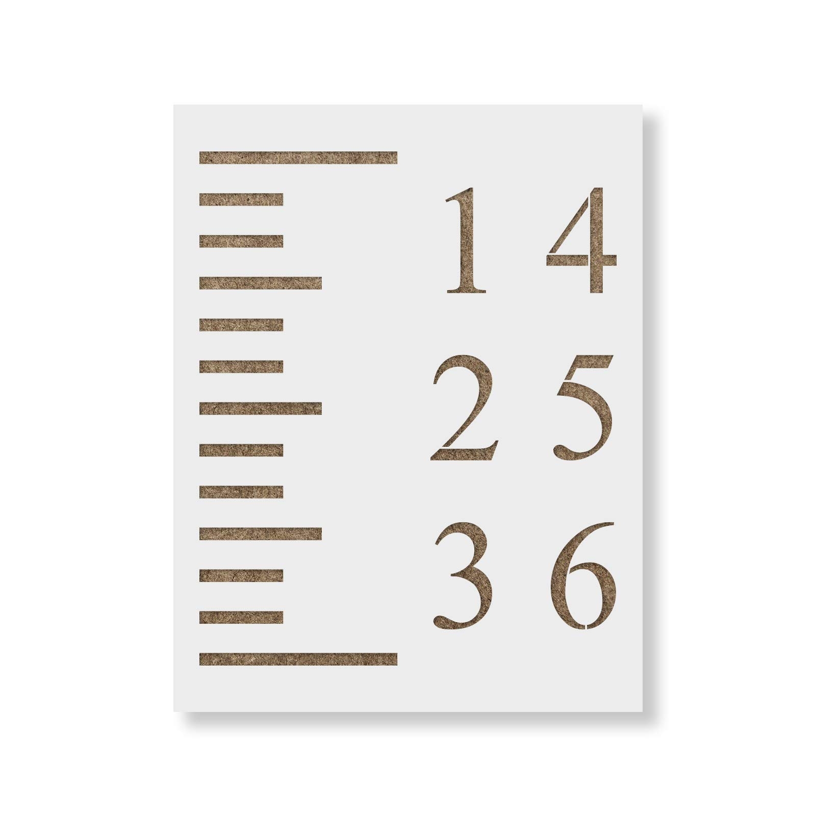 Amazon Growth Chart Stencil Versatile Decorating Ideas For Kitchen Living Room And More Farmhouse Wall Art Decor Baby