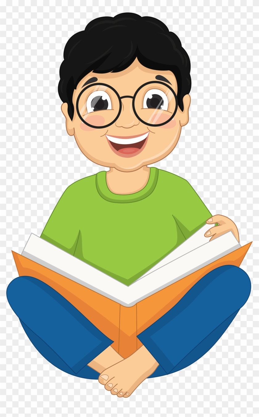 Cartoon Kids Craft Images Clip Art Chart Cartoons Reading Book Of Boy Free Transparent PNG Clipart Images Download