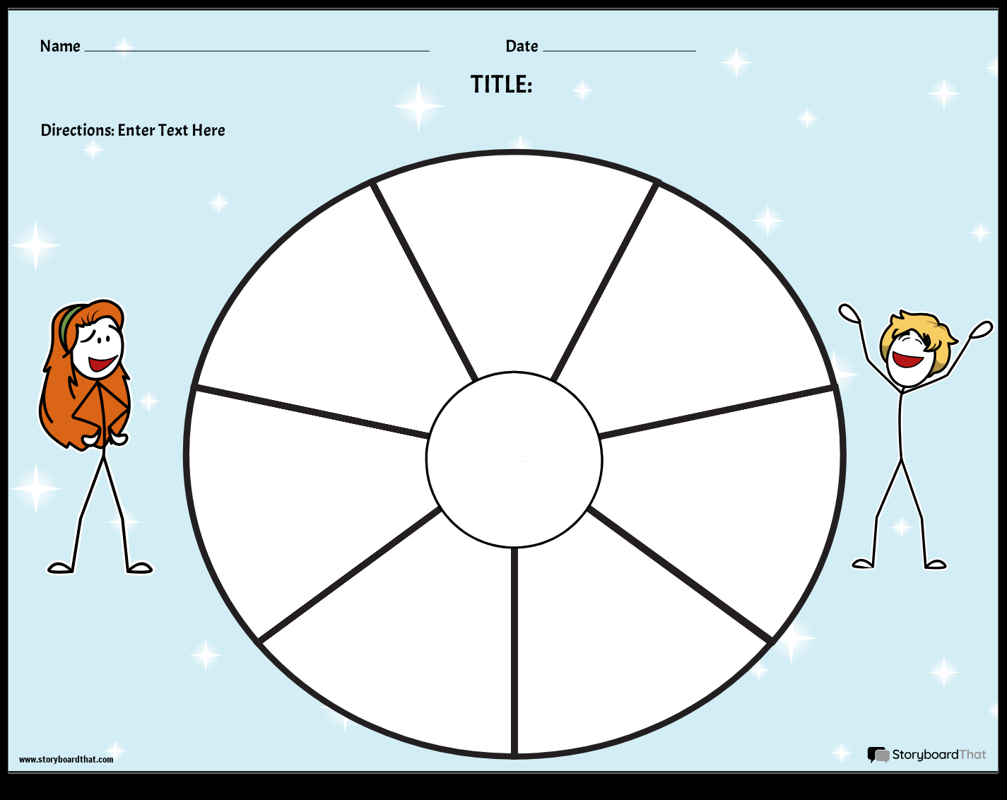 Circle Chart Maker Worksheets Storyboard That