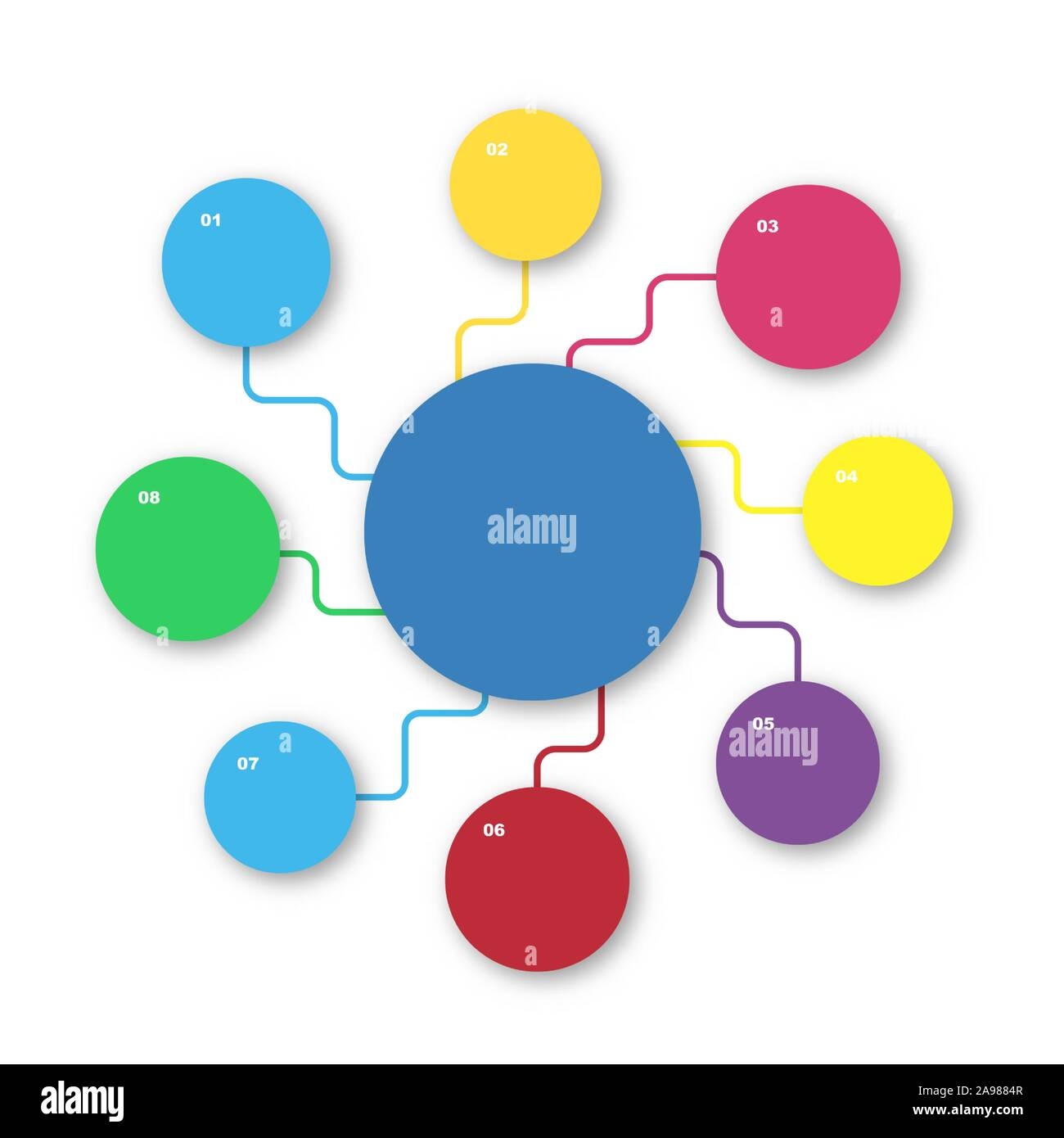 Color Scheme Steps Vector Infographic Elements Business Flow Scheme Blank Flow Chart Stock Vector Image Art Alamy