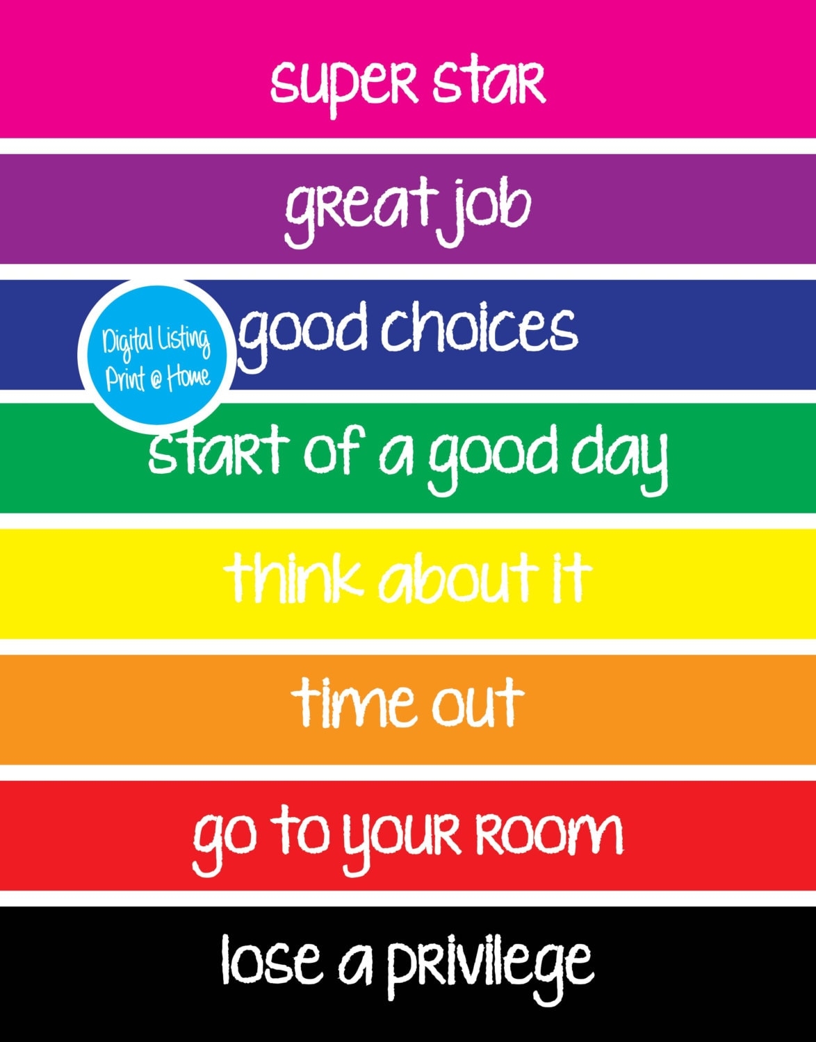 Digital Behavior Chart For Children K 2 Kid S Charts Behavior Monitor Chart DIGITAL FILE Etsy Digital Behavior Chart For Children K 2 Kid S Charts Behavior Monitor Chart DIGITAL FILE Etsy