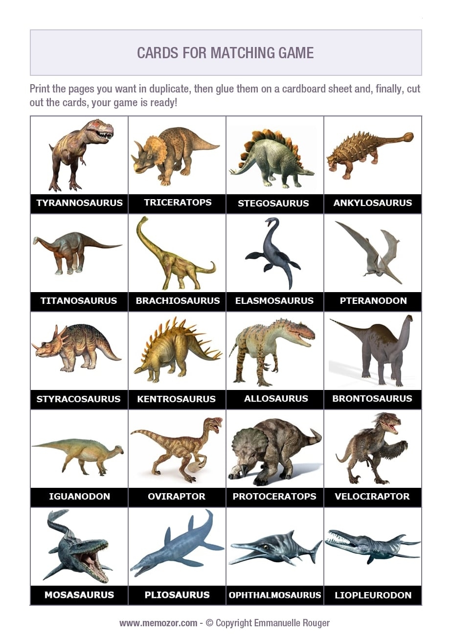 Dinosaur Names For Kids