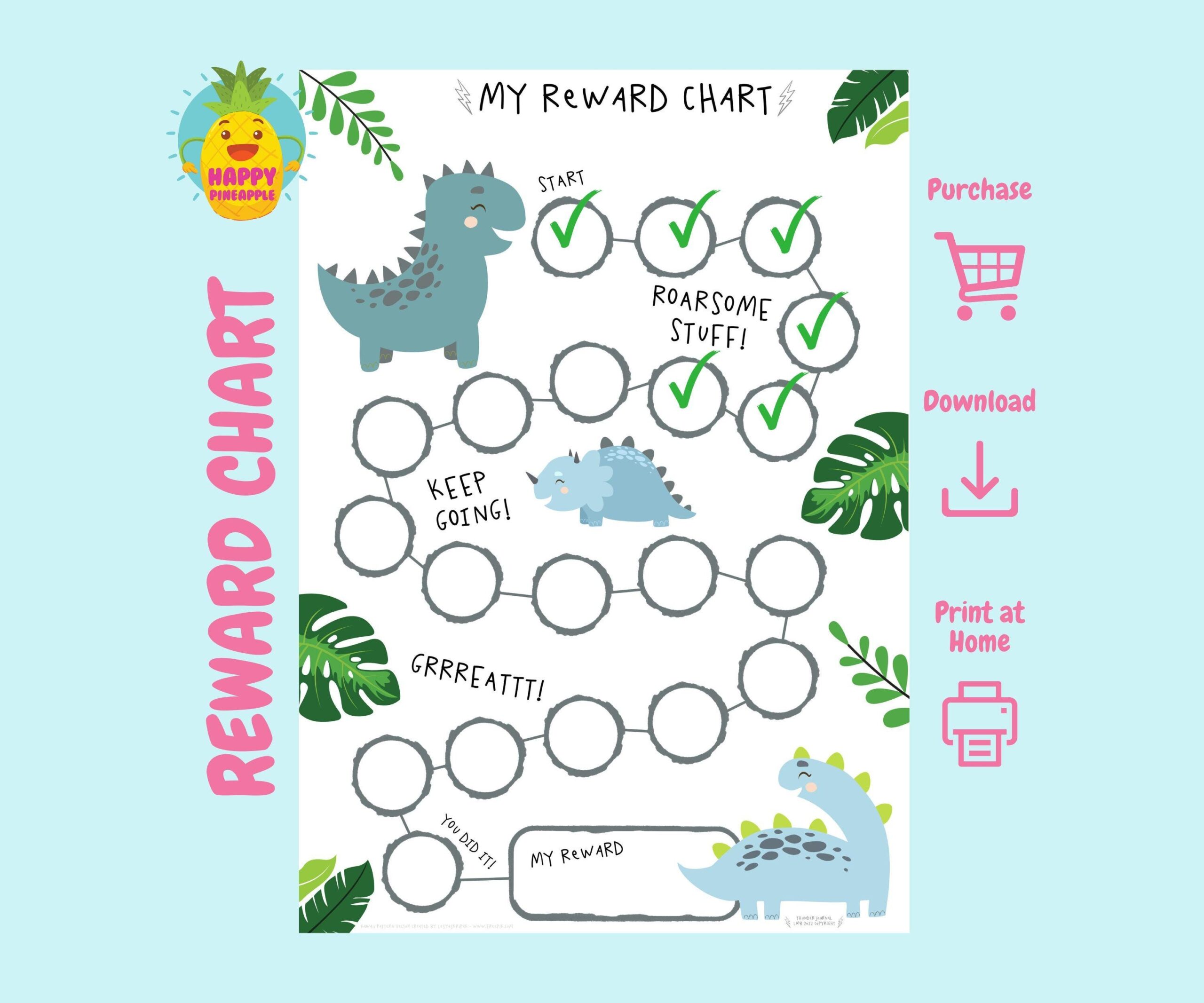 JJPRO Dinosaur Magnetic Chore Chart Dry Erase 26 Tasks 63 Stars 8 5 X12 Walmart