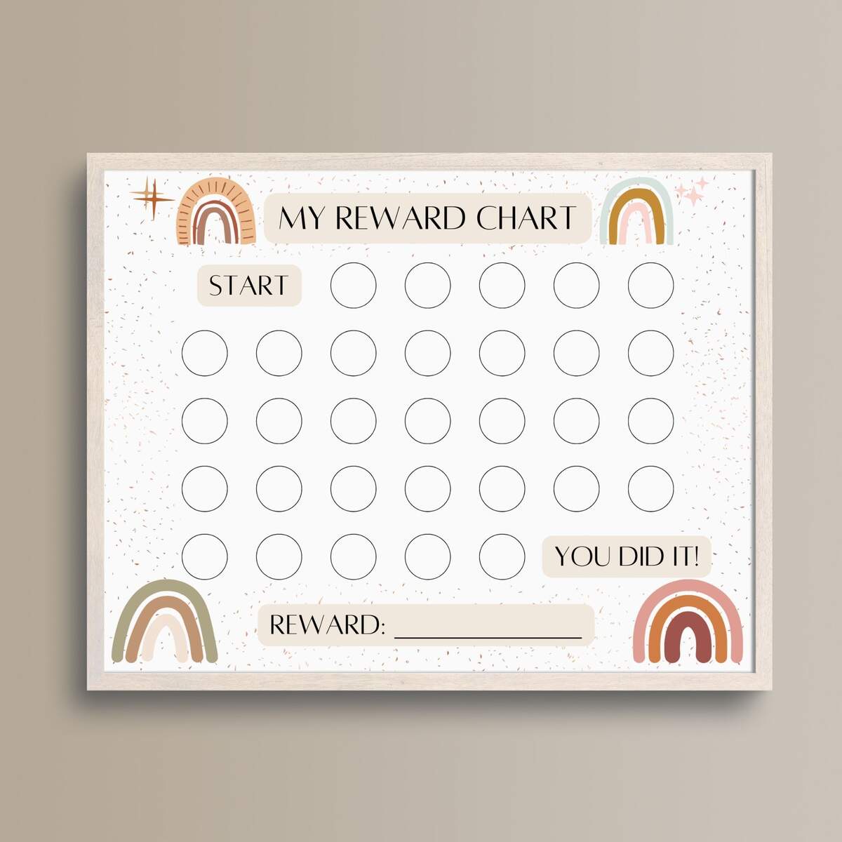 Personalized Chore Chart Dry Erase Board Cats Etsy