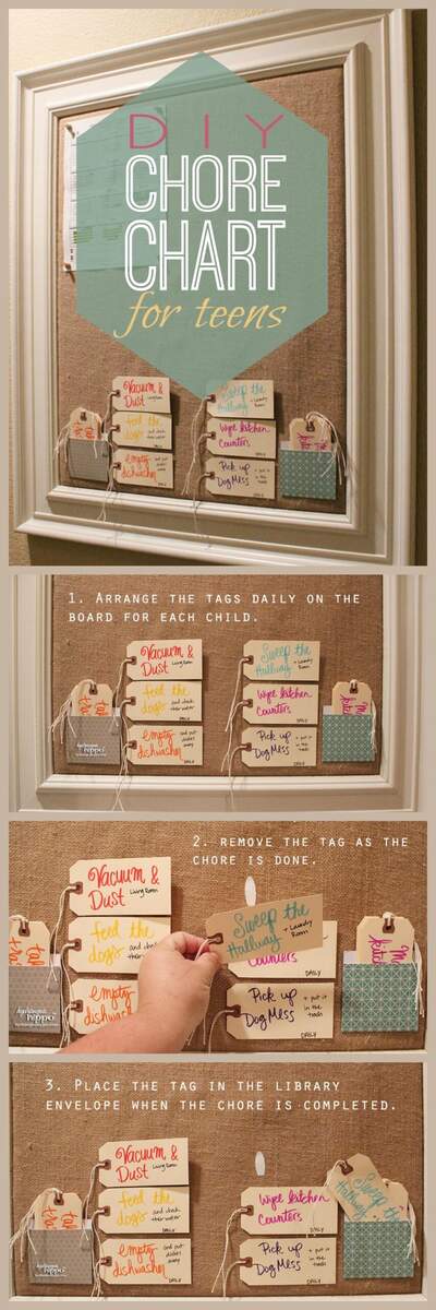 DIY Chore Charts For Teens Tombow USA Blog
