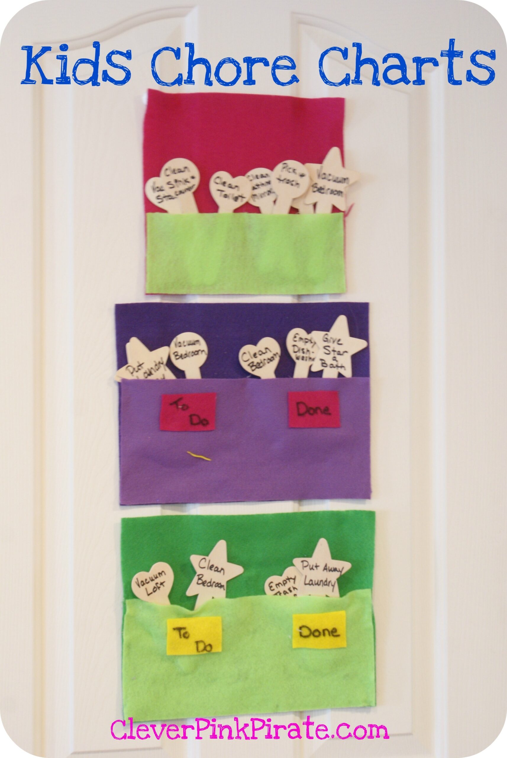 DIY Felt Kids Chore Chart Clever Pink Pirate Kid S Chore Chart Crochet It Creations