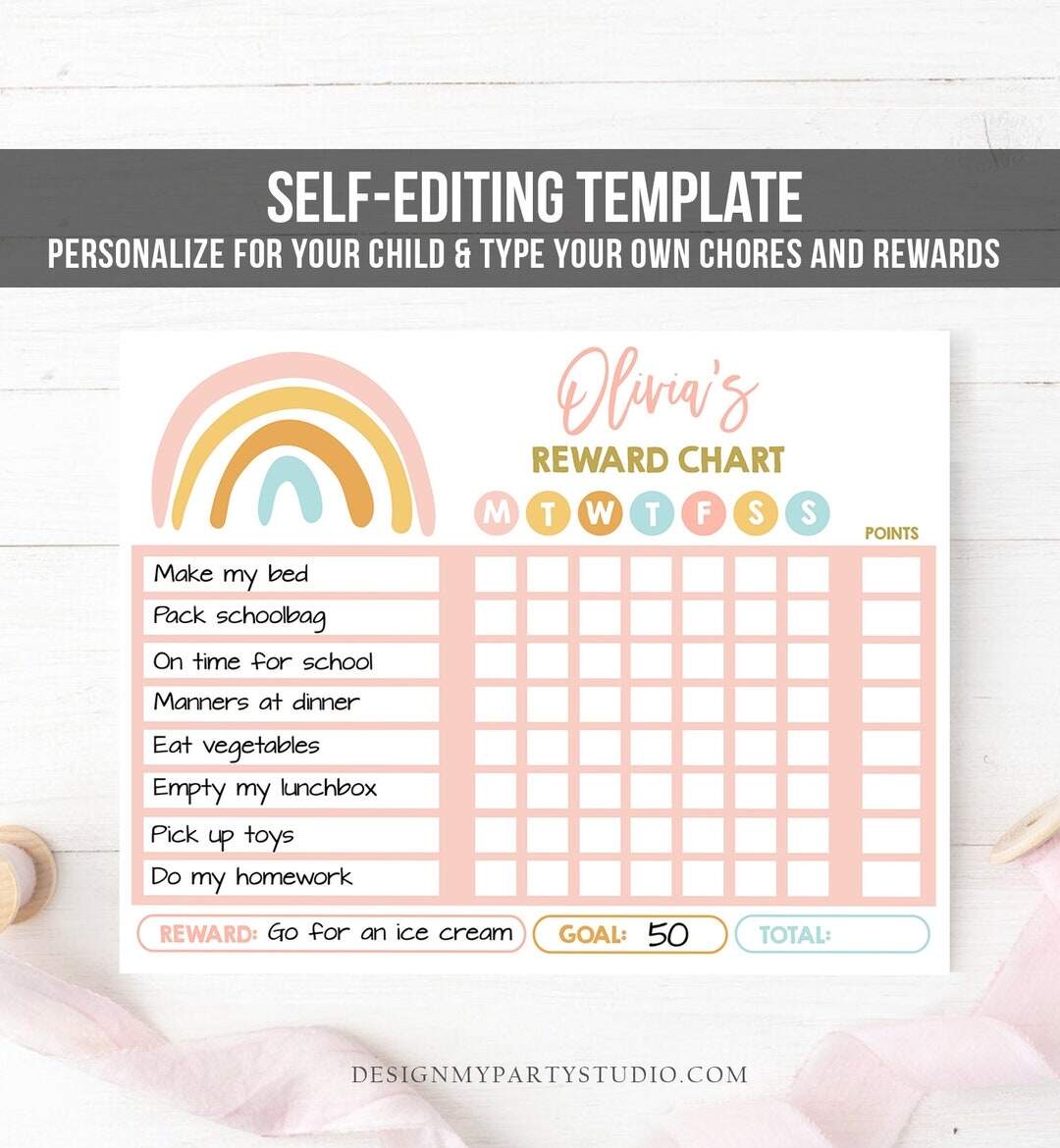 Editable Rainbow Reward Chart For Girls Chore Chart For Kids Routine Chart Pink Pastel Colors Confetti Digital Printable Corjl Template 0331 Etsy Editable Rainbow Reward Chart For Girls Chore Chart For Kids Routine Chart Pink Pastel Colors Confetti Digital Printable Corjl Template 0331 Etsy
