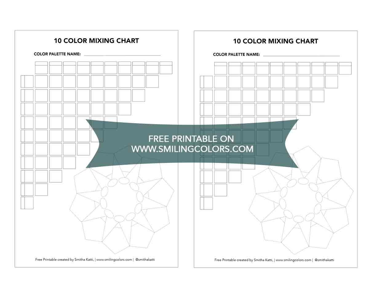 Free Color Mixing Chart Pdf Print And Paint Free Color Mixing Chart Pdf Print And Paint