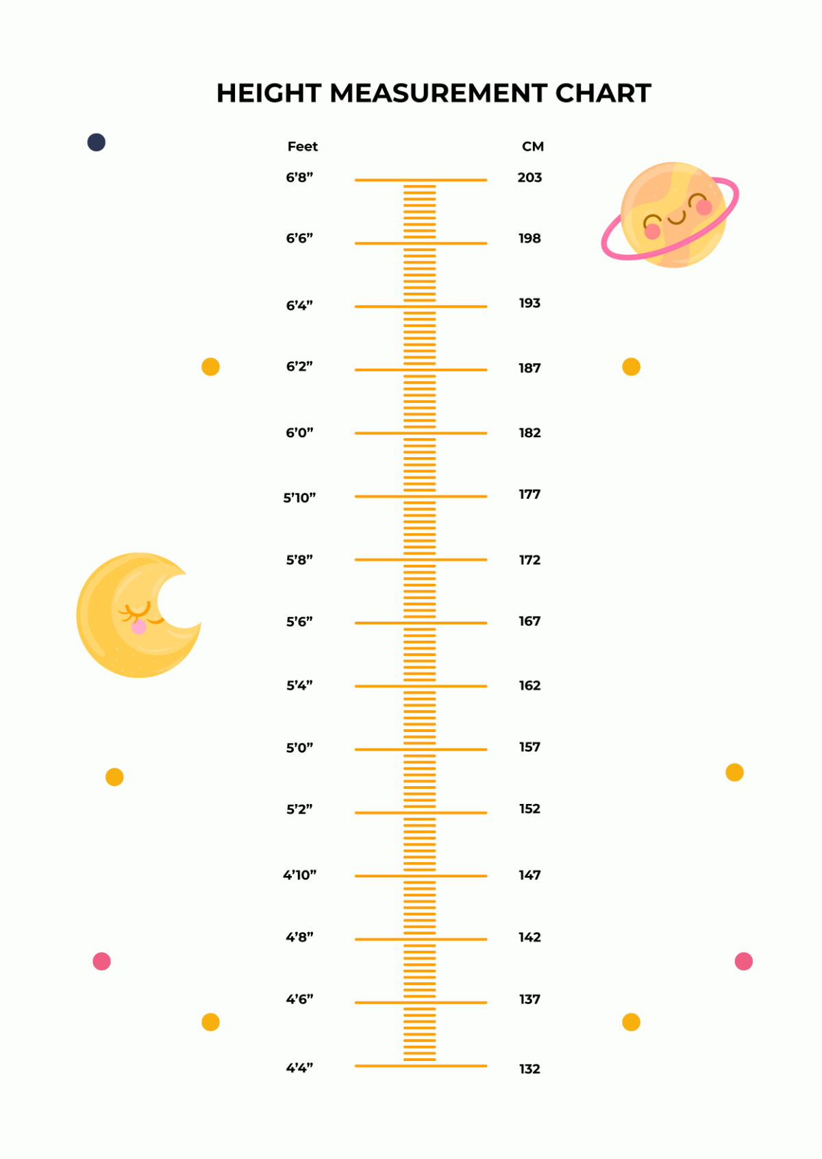 Growth Chart SVG Kids Wall Ruler Cut File Digital Download Etsy Israel