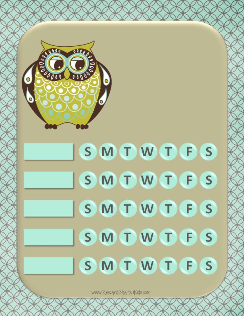 Free Incentive Charts Printable And Customizable