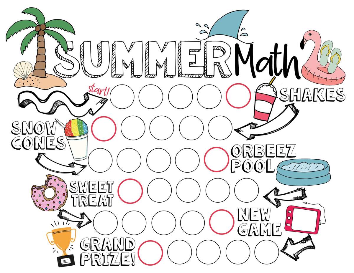 Free Printable Summer Reading Sticker Reward Chart The Farmer And The Southern Belle