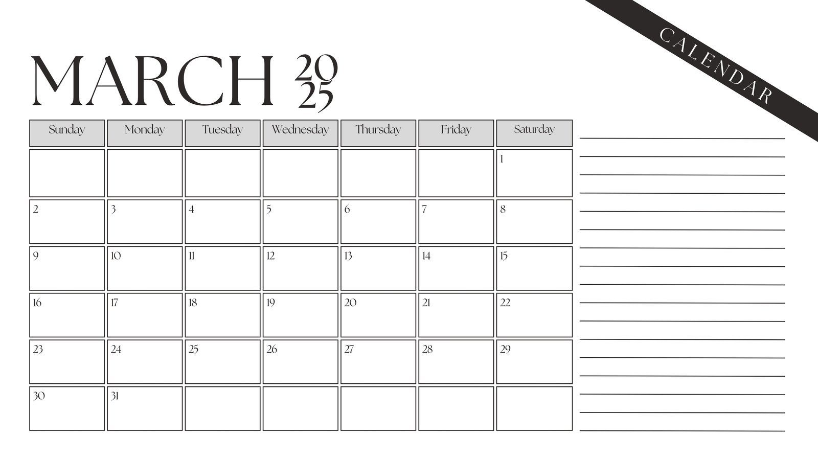 Free To Edit And Print March 2026 Calendar Templates Canva